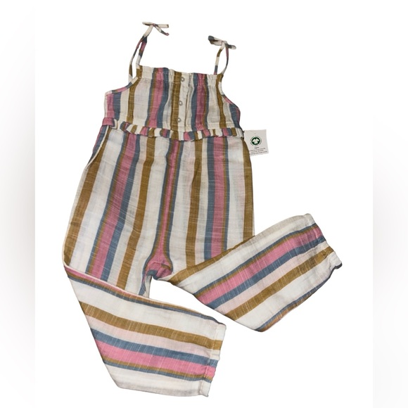 Baby Girl's Multicolor Romper - Picture 1 of 4